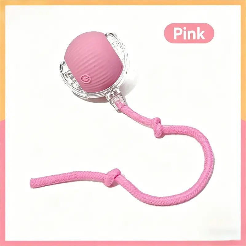 Interactive USB-Rechargeable Smart Rolling Cat Toy Ball - Light-Up, Adjustable Quiet Mode, Bite-Resistant, Shatterproof, Non-Toxic, Replaceable Wavy-Texture Shell, 8-Color Indoor Hunting Toy with Bird Sound and Automatic Movement